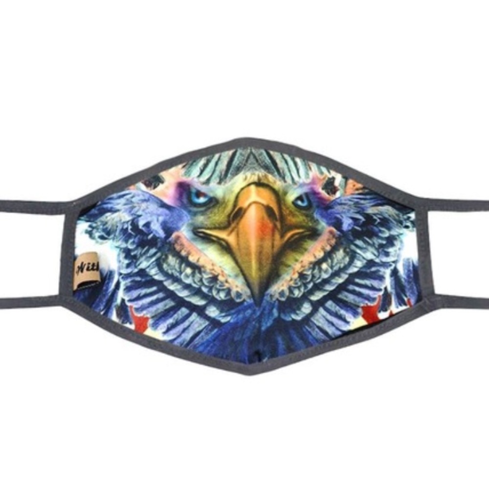 Made In USA  Washable Breathable Eagle Face Mask - Picture 7 of 7
